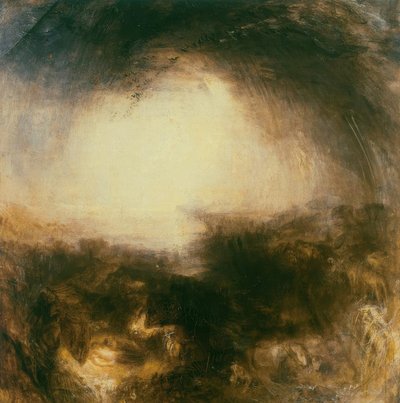 Shadow and Darkness – The Evening after the Deluge by Joseph Mallord William Turner